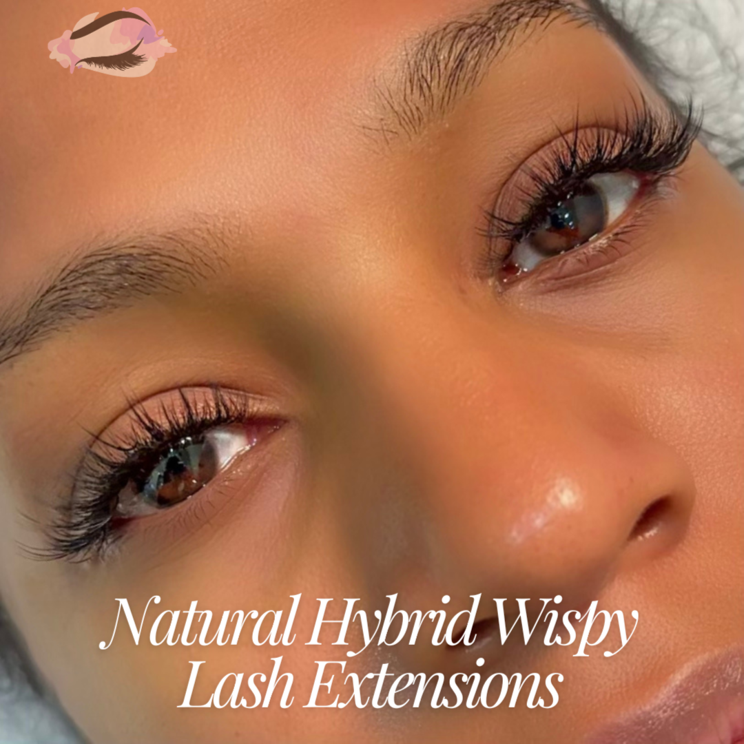 Natural Hybrid Wispy 3 Week Fill at THAT’S A LASH! Lashes, Brows, & Head Spa in Buford, GA