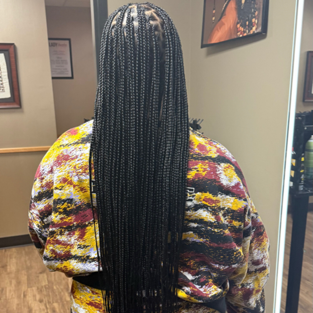 Medium Knotless Or Box at IAmHair Beauty Studio in Buffalo, NY