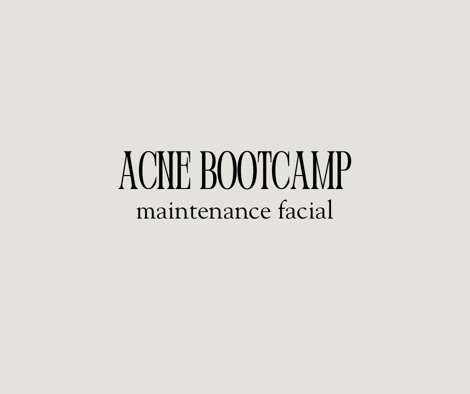 Acne Bootcamp Maintenace Facial