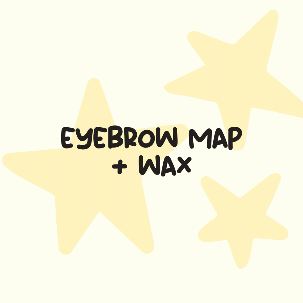 Eyebrow map + Wax