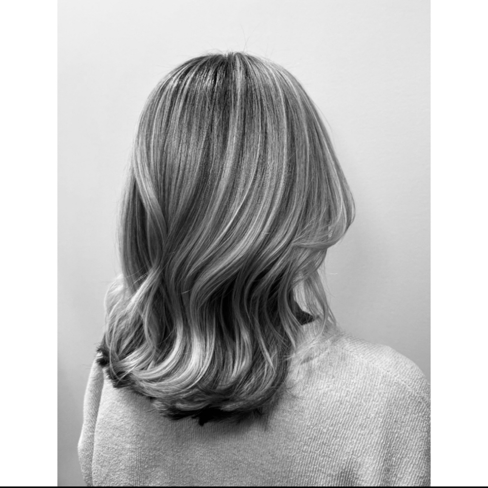 Women’s Medium Length Haircut at Salon Ambition in Alexandria, VA