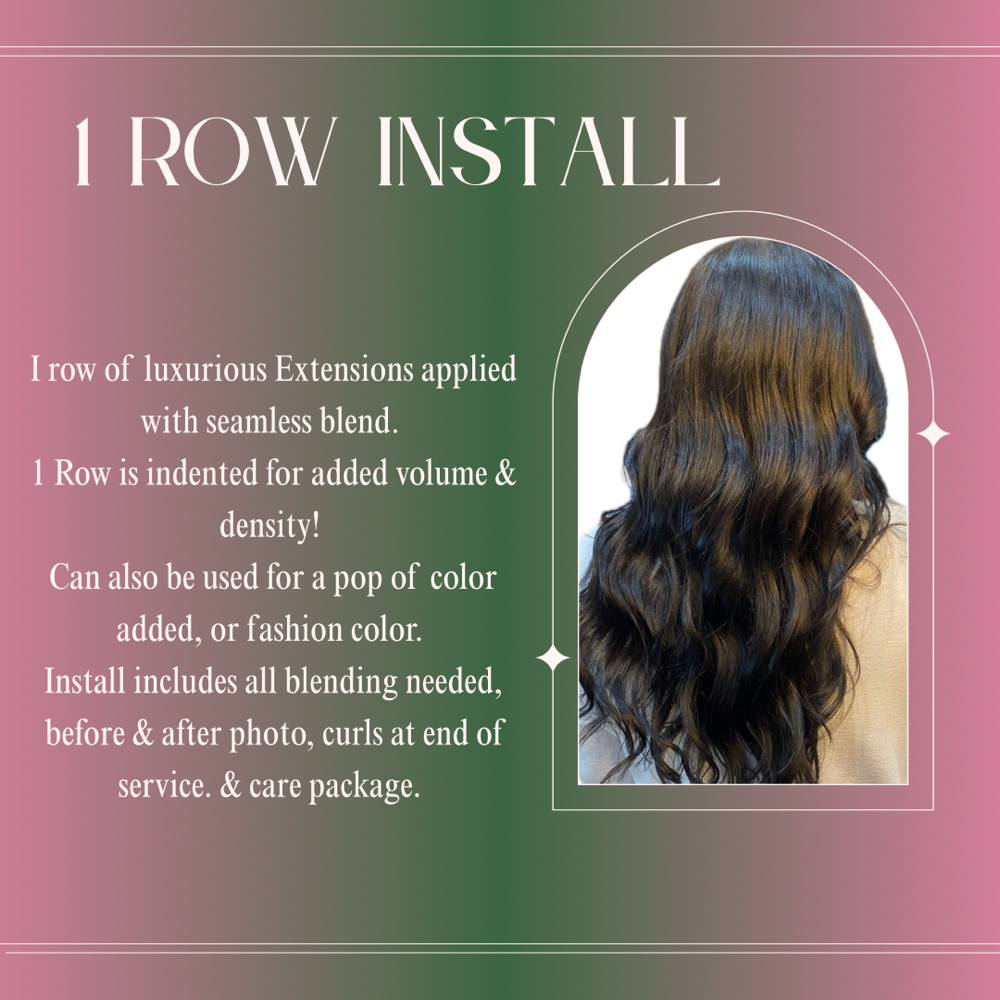 1 Row Install