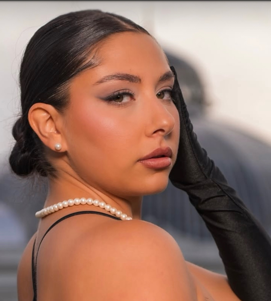Model Collaboration at halos glow beauty