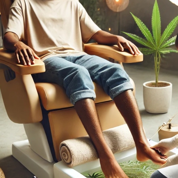 HEMP Deluxe Pedi at The Pedi Pod aka Lena’s in Laurel, MD