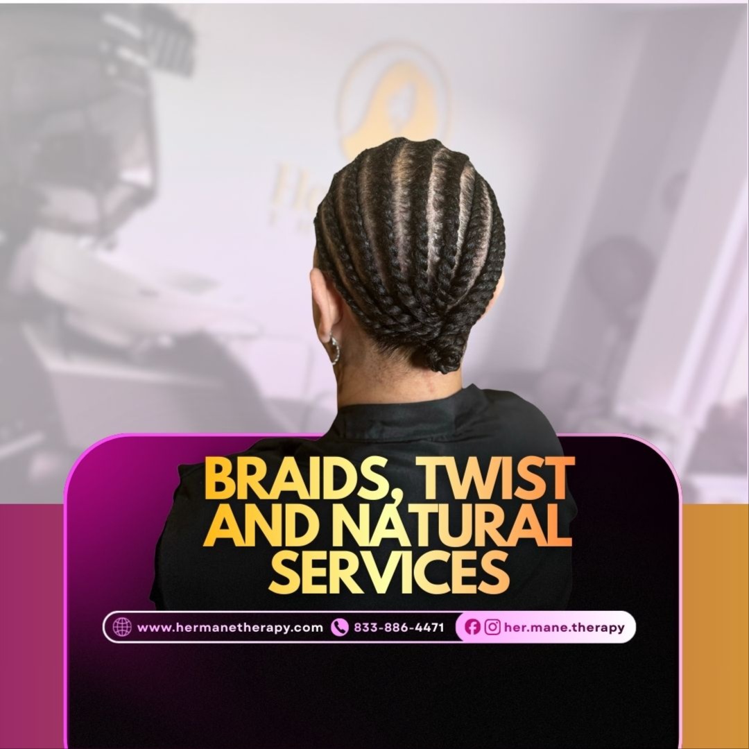 Braids, Twist & Natural Services at Her Mane Therapy in Lewisville, TX