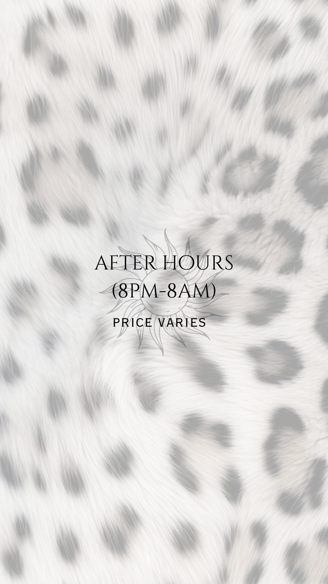 AFTER HOURS FEE 🌙