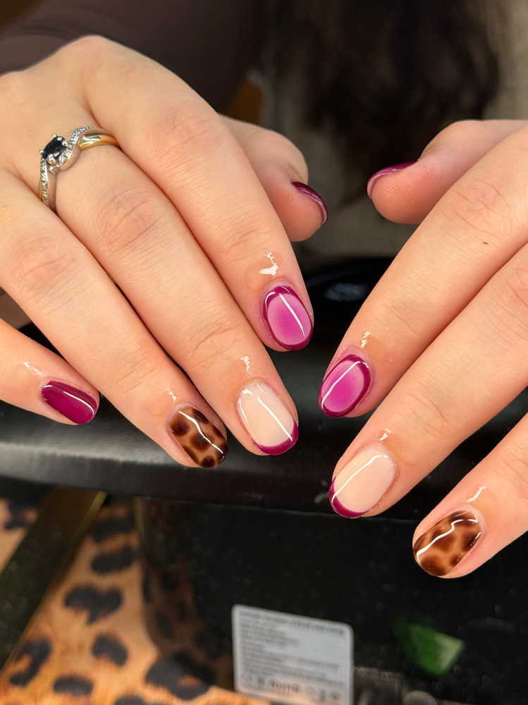 Structured Gel Mani at nailsbygabriellelyn in Waterville, ME
