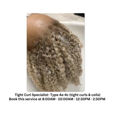Curl Treatment + Style at Naturally Chic Salon in Columbus, OH