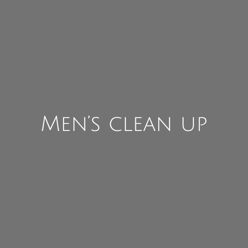 Men’s Clean Up