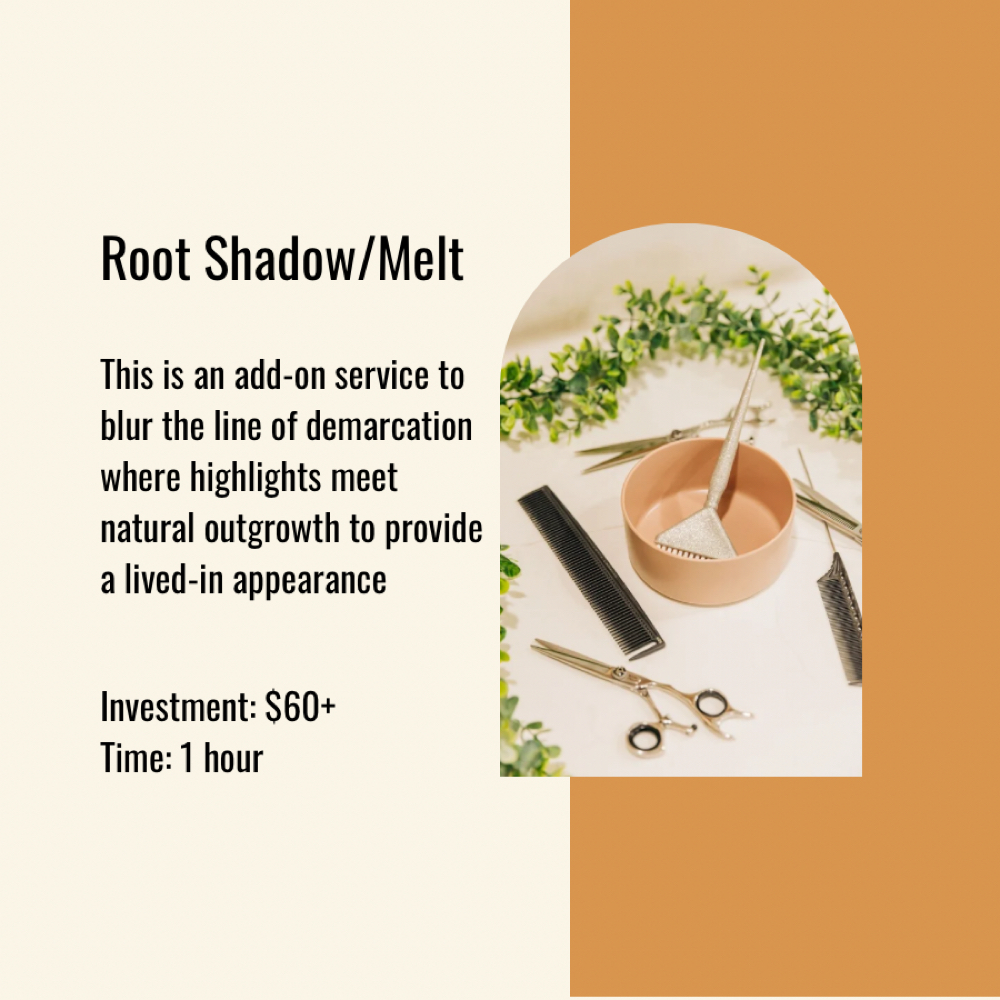 Root Shadow/Melt at Sunkissed Studio Salon in Palm Desert, CA