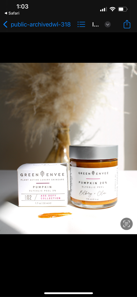 Pumpkin Glycolic Peel 20%