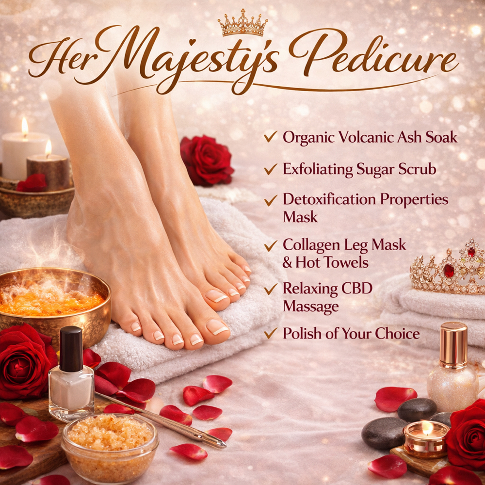 Her Majesty's Pedicure 👸🏻 at Prestigious Nails in Shelbyville, KY