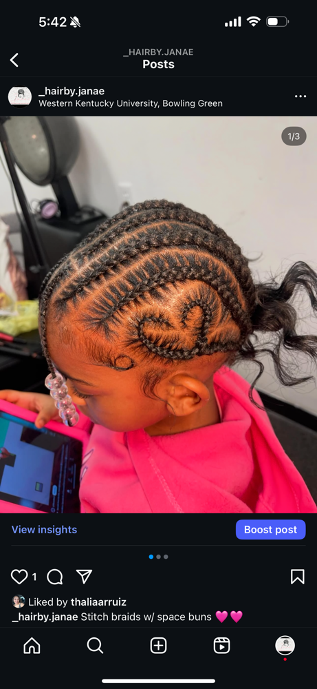 Kid Stitch Braids ( Girls )