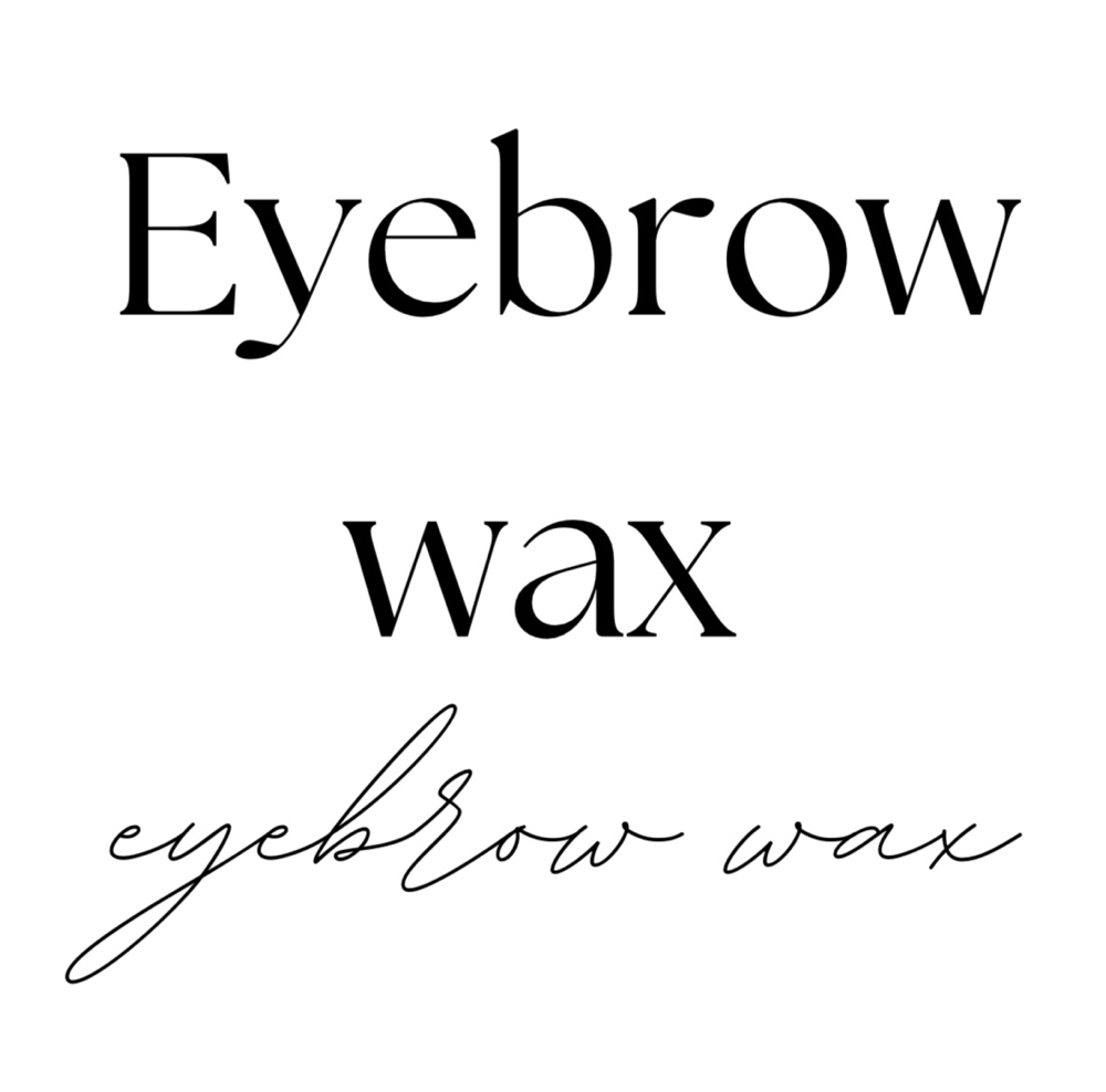 Eyebrow wax
