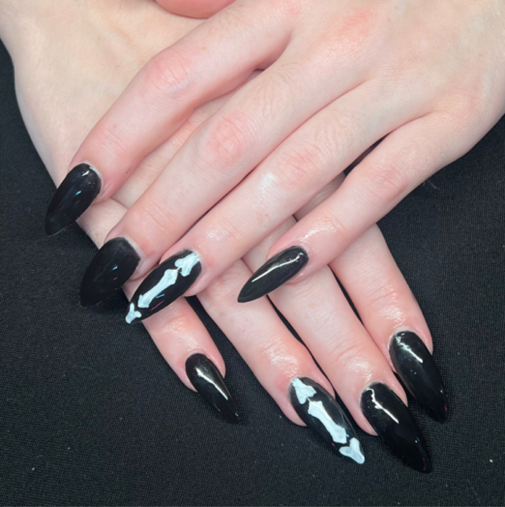 Acrylic fill at Tangles Salon LLC in North Providence, RI