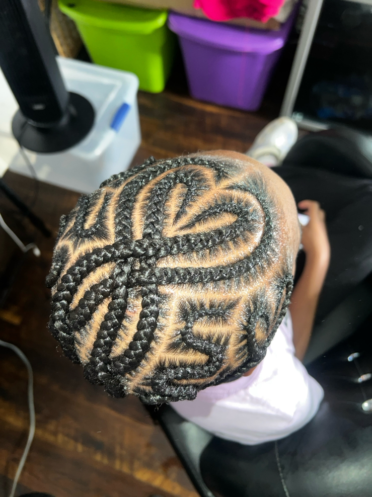Youth Girl Stitch Braids(9 & Under)