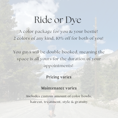 Ride Or Dye Package