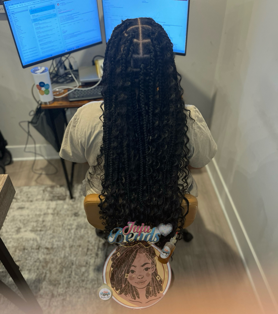 Large/Jumbo Boho/Bora Bora Knotless