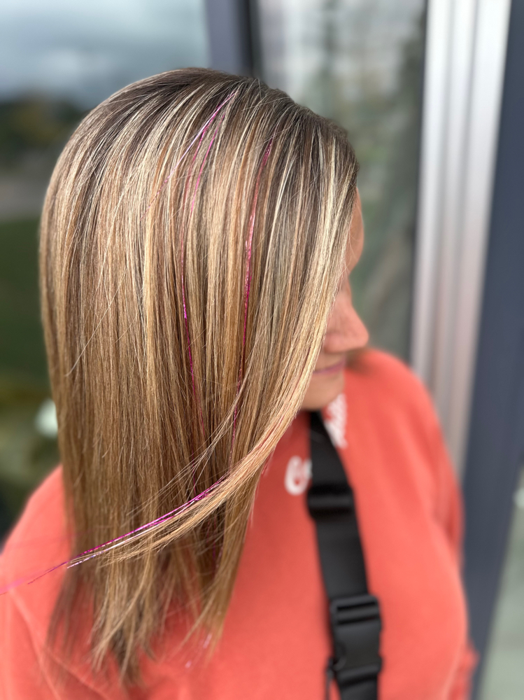 Hair Tinsel at TMI at The Hair Company in Lansing, MI