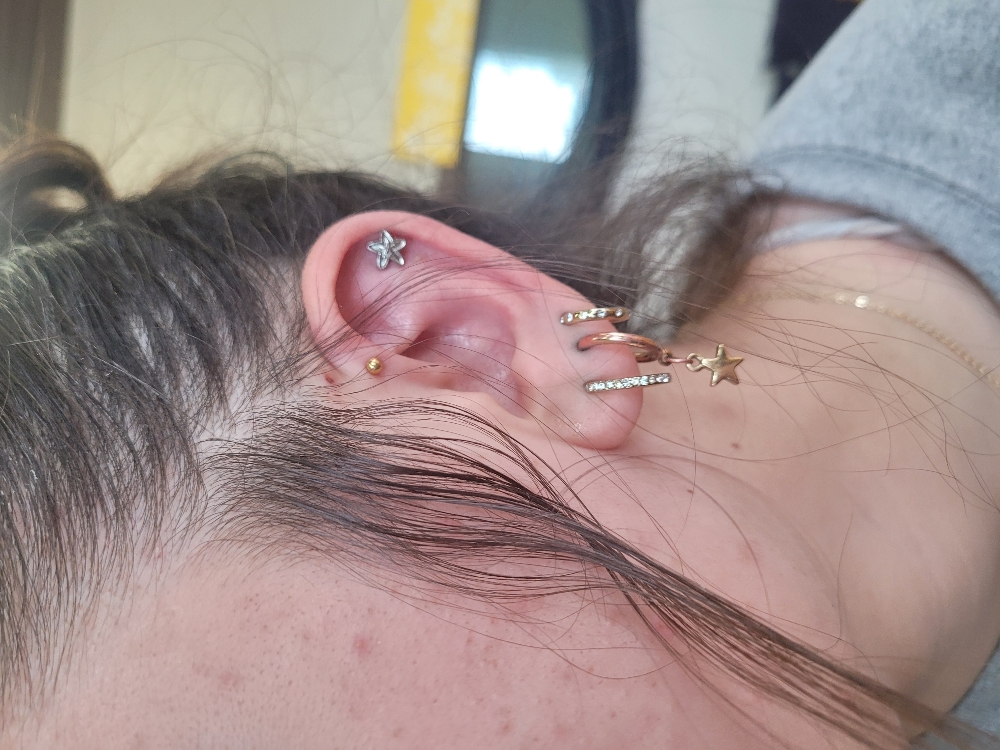 Forward Helix Piercing