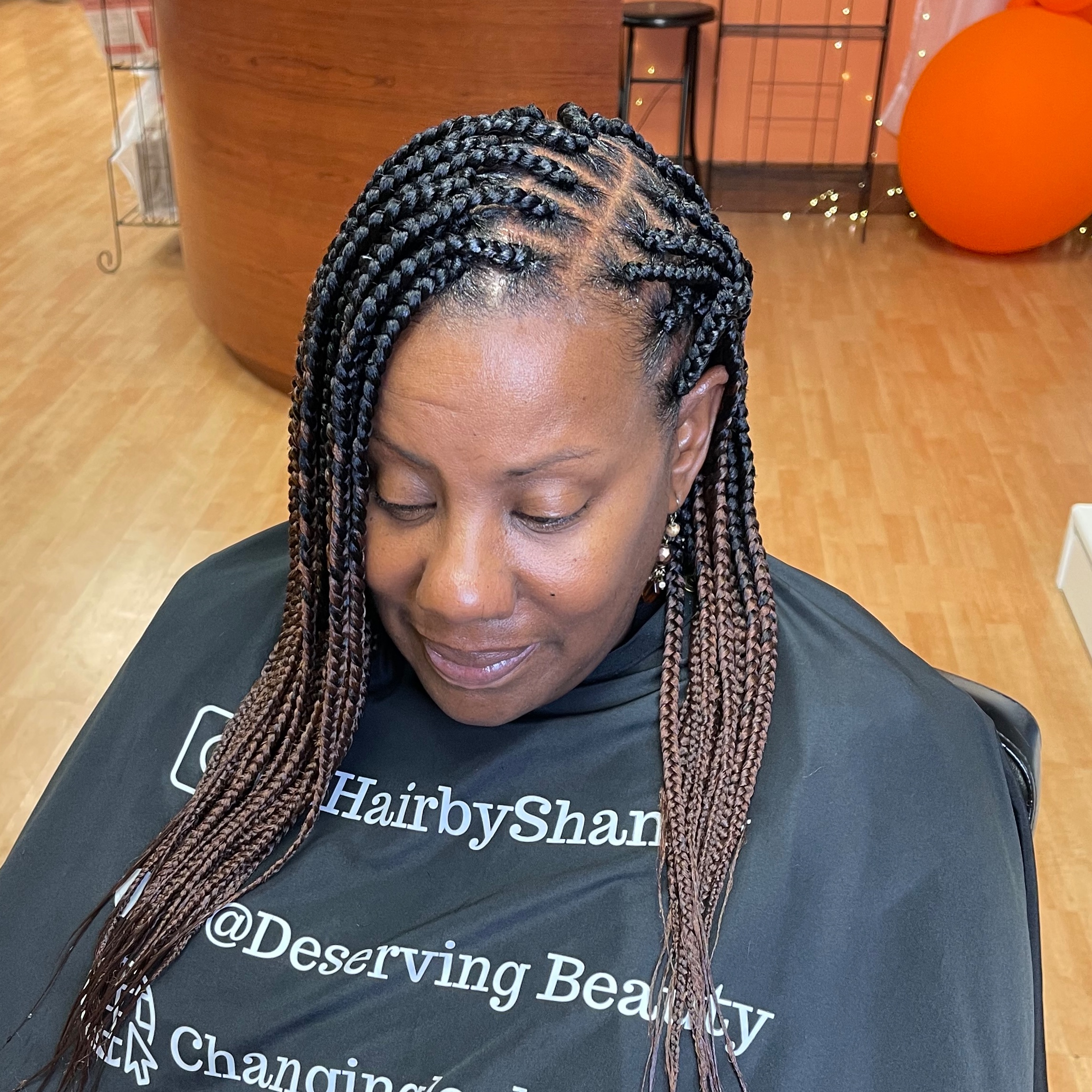 Traditional Box Braids at Deserving Beauty in Middletown, CT