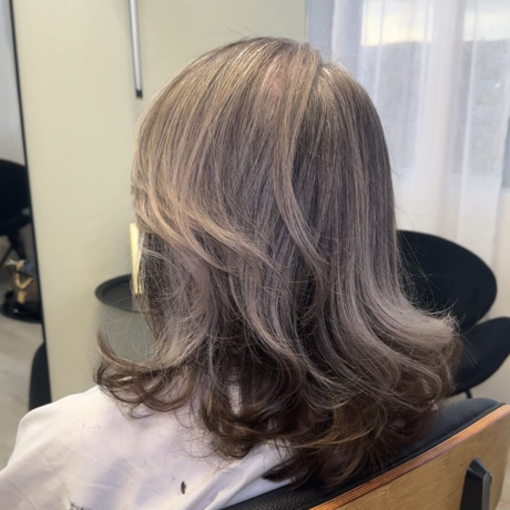 Gray Transition & Blending at Andrely Beauty in Kissimmee, FL