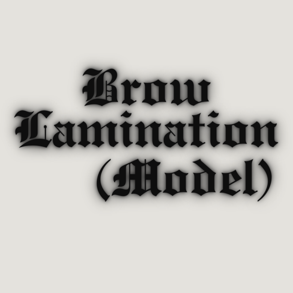 Brow Lamination (Model)