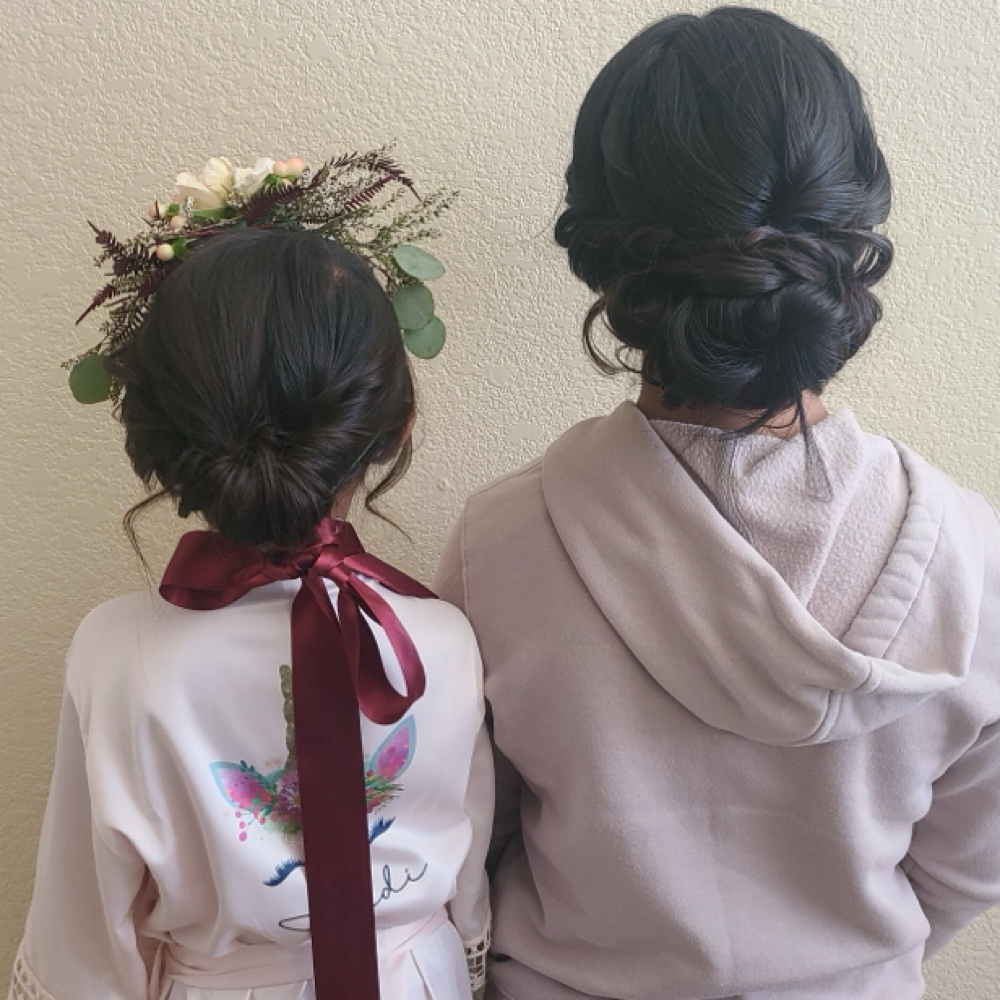 Flower Girl Hair at yellowdaisiesinherhair in Fremont, CA