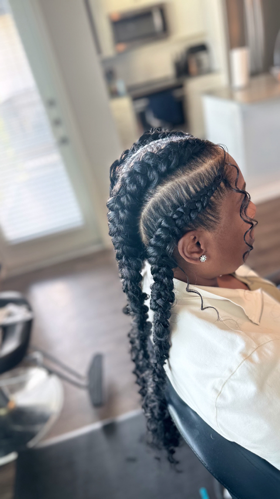 Butterfly Feed-In Braids (4)