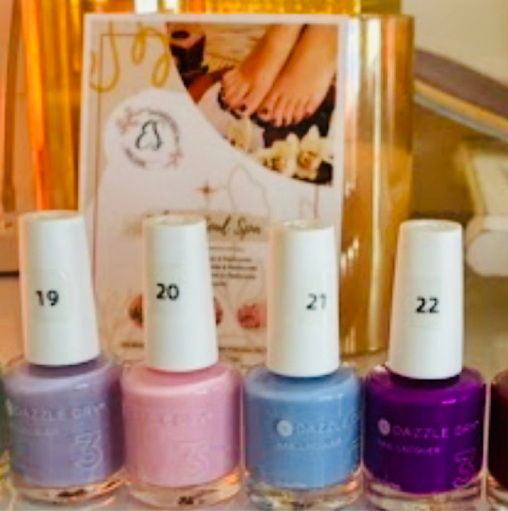 Polish Change “Dazzle Dry” at Enhance Soul Spa - mani & pedi in San Francisco, CA