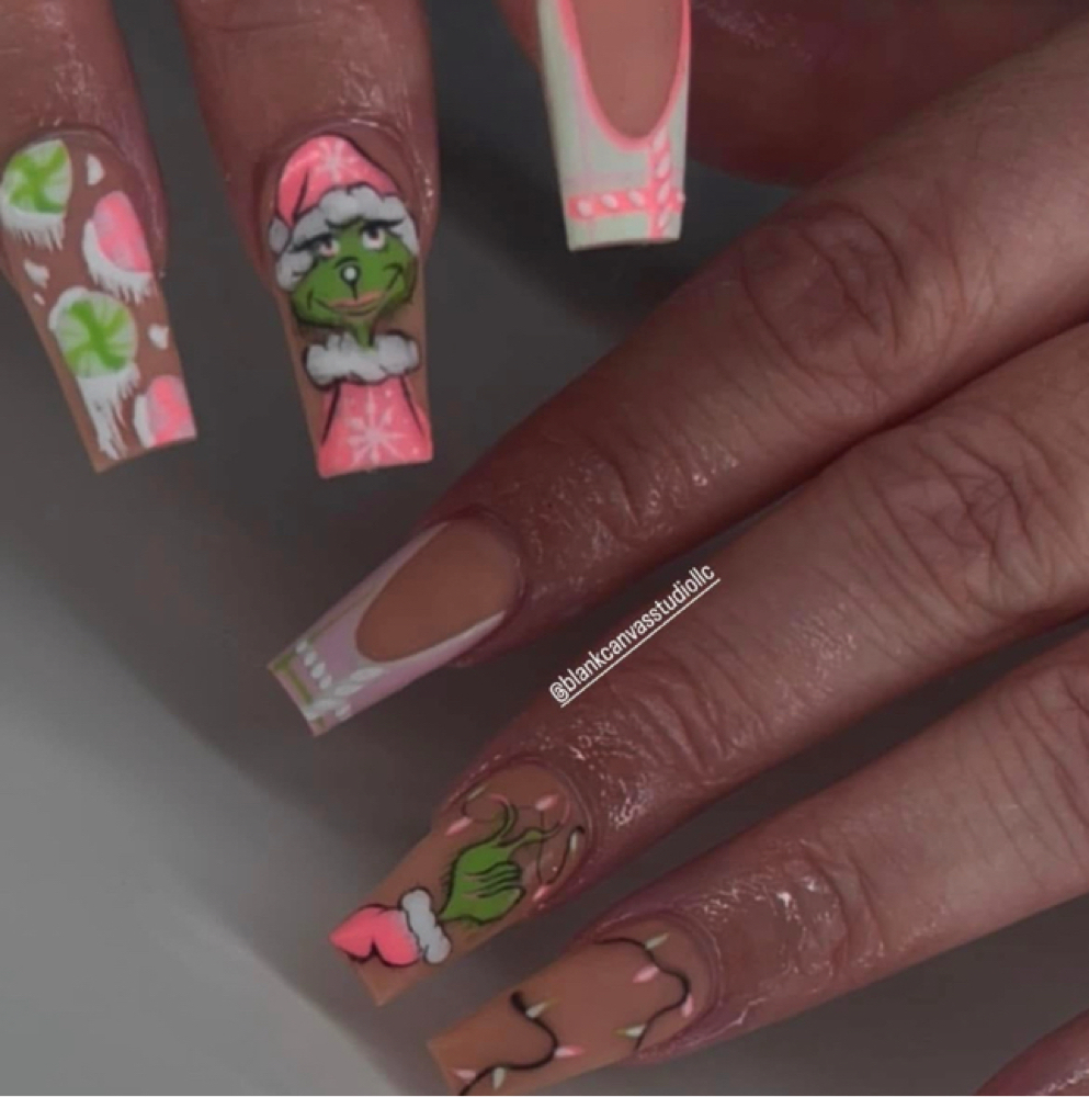 Detailed Art Work 10 Fingers