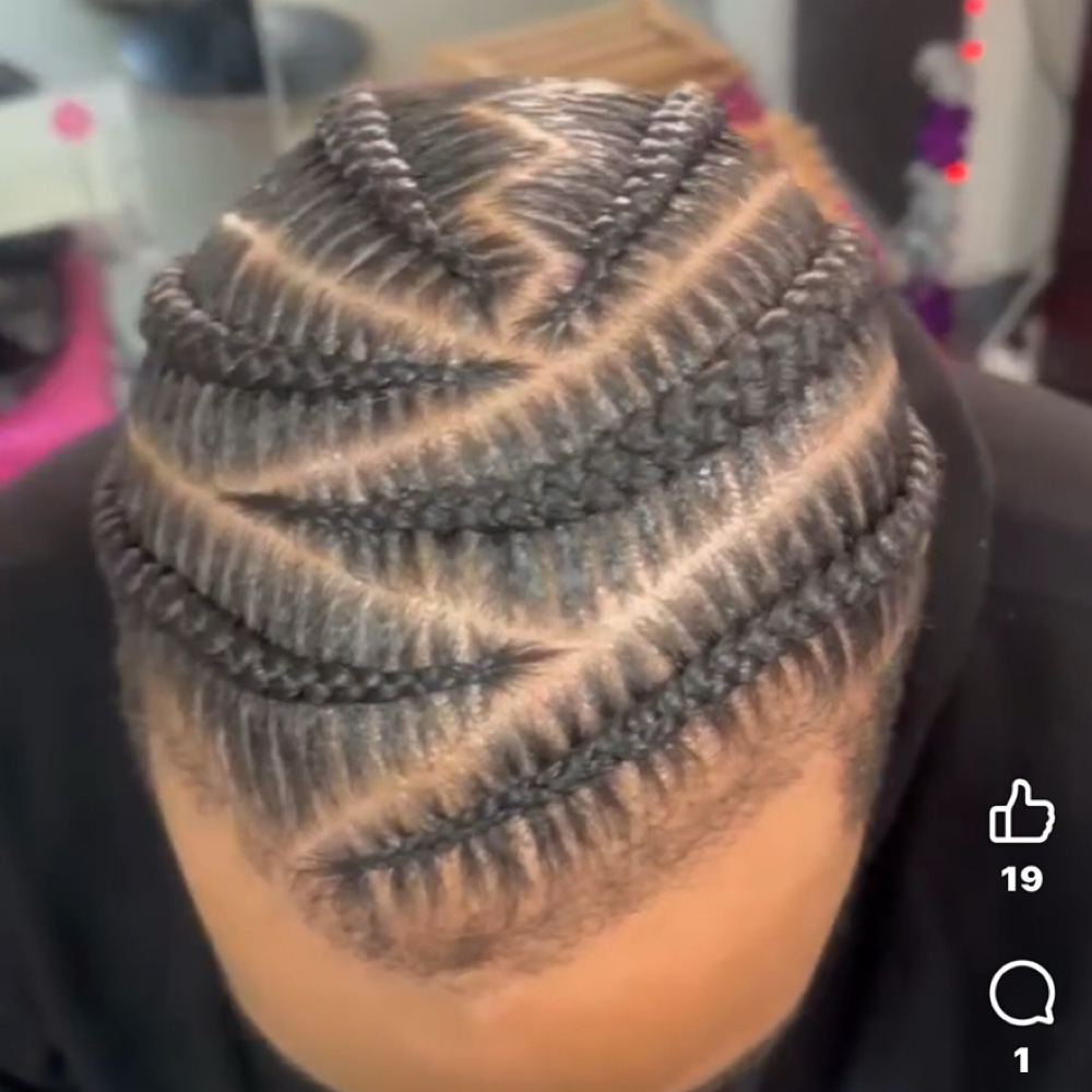 Men Braids at Queen of knotless‼️👑 in Warren, MI