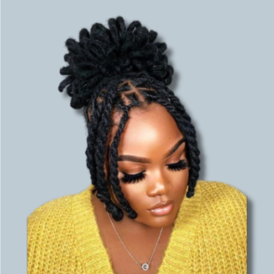 Marley Twist Braids at Africana Star Braiding Salon in Los Angeles, CA