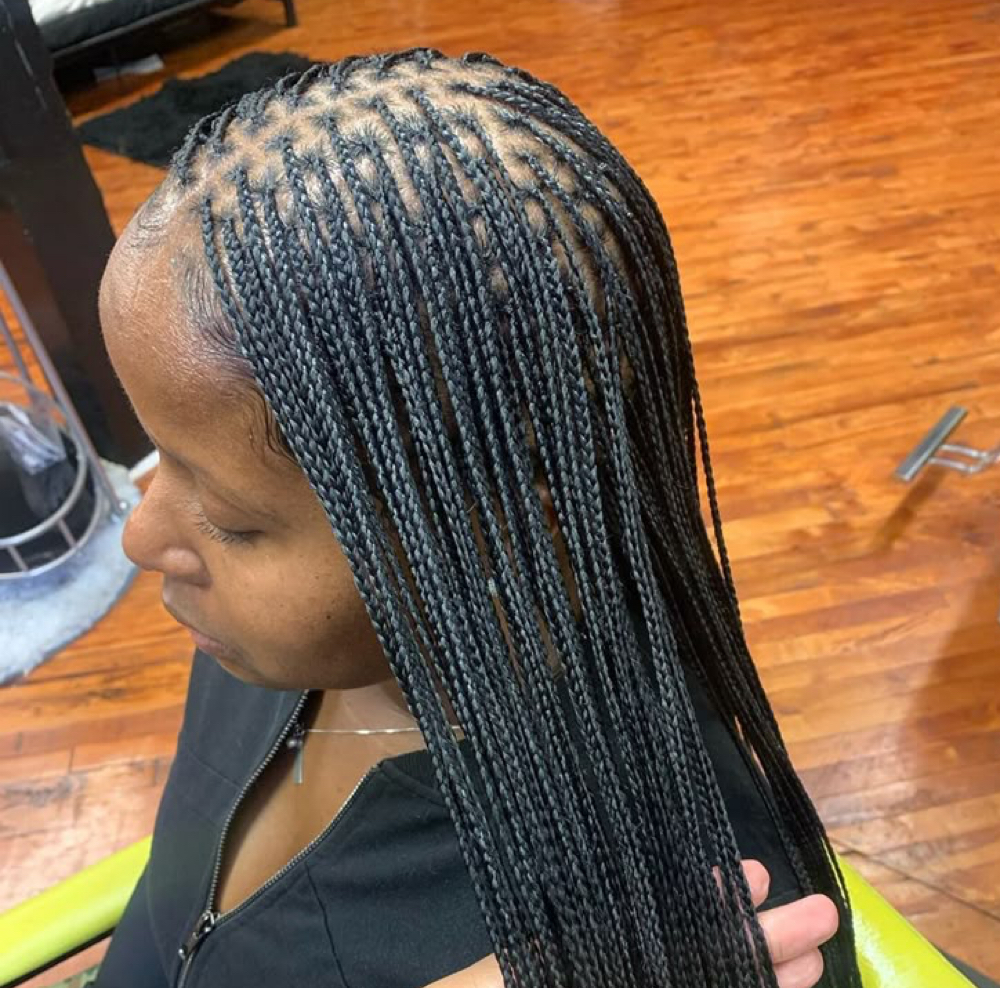 Extra Small Knotless Braids at The Luxe Style Bar in Gastonia, NC