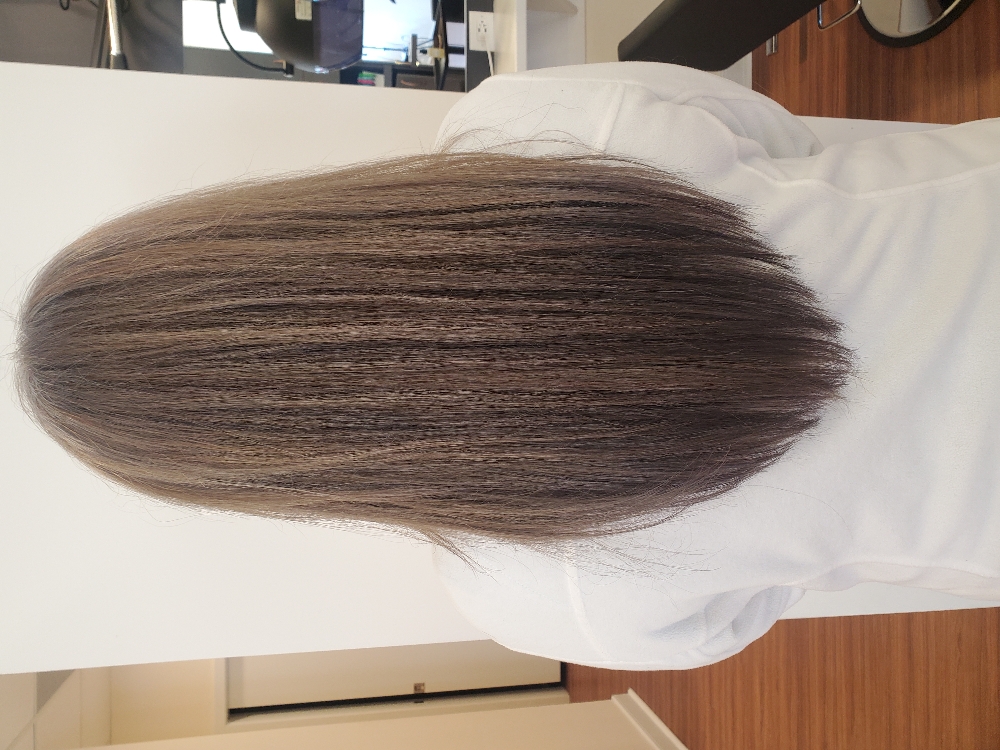 Color, Few Foils, Cut & Style at Erica Joy hair artistry in Annapolis, MD