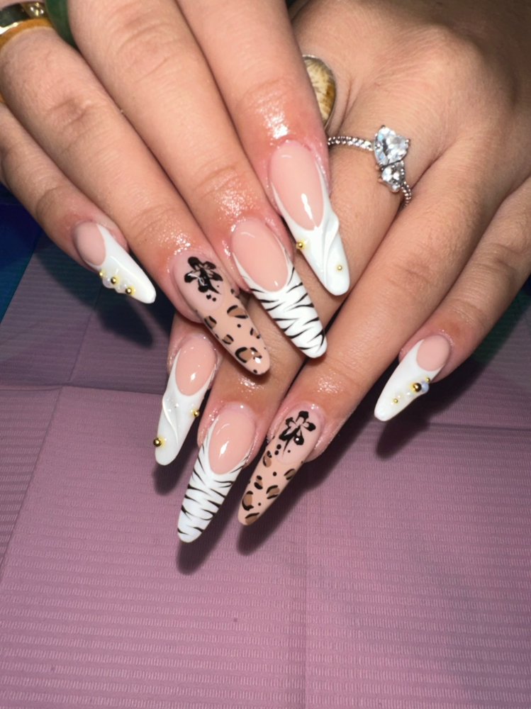 Long Acrylic Full Set