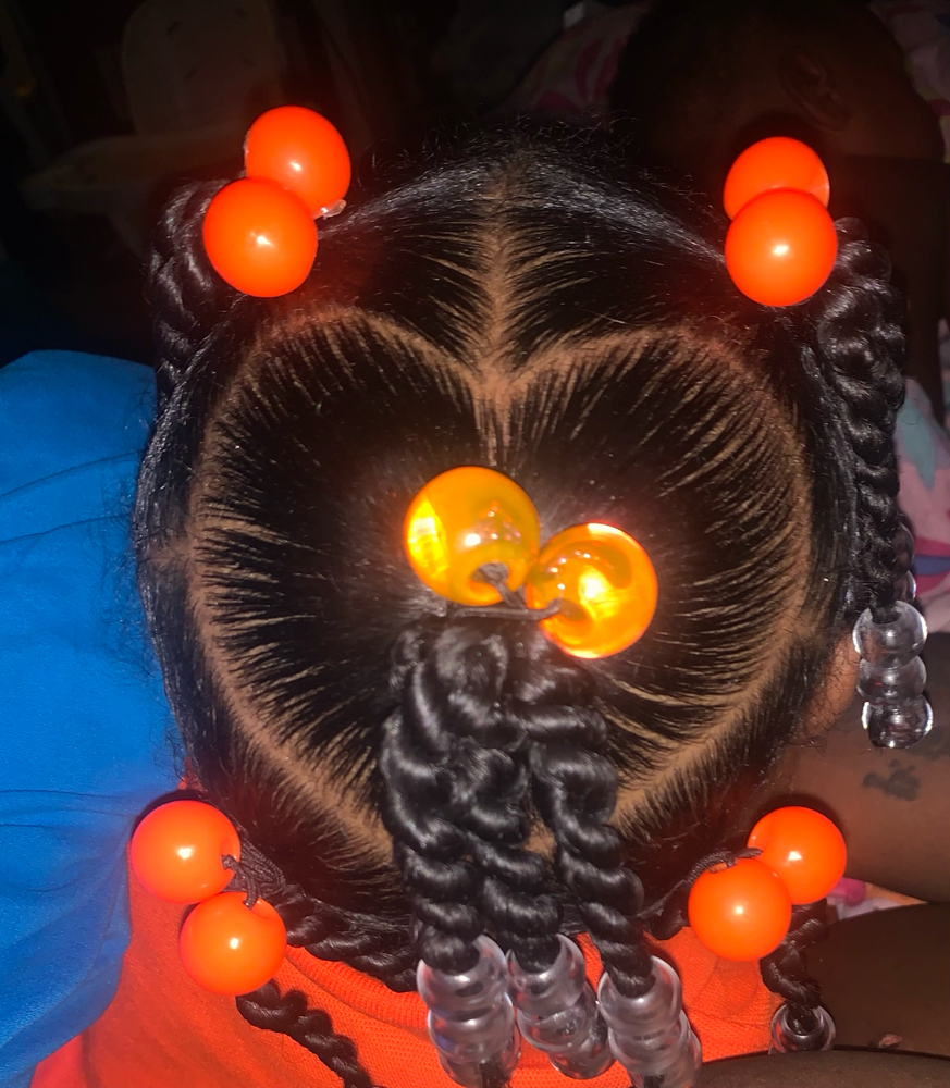 Kids Ponytails Styles No Braids at Anointed Hands Braids By Ty in Mesquite, TX
