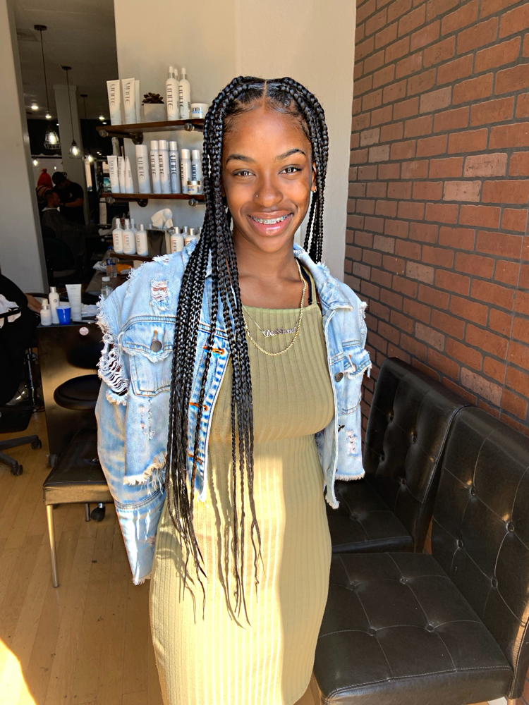 MEDIUM BOX & KNOTLESS BRAIDS at NATURAL LOVE LALA in Riverside, CA