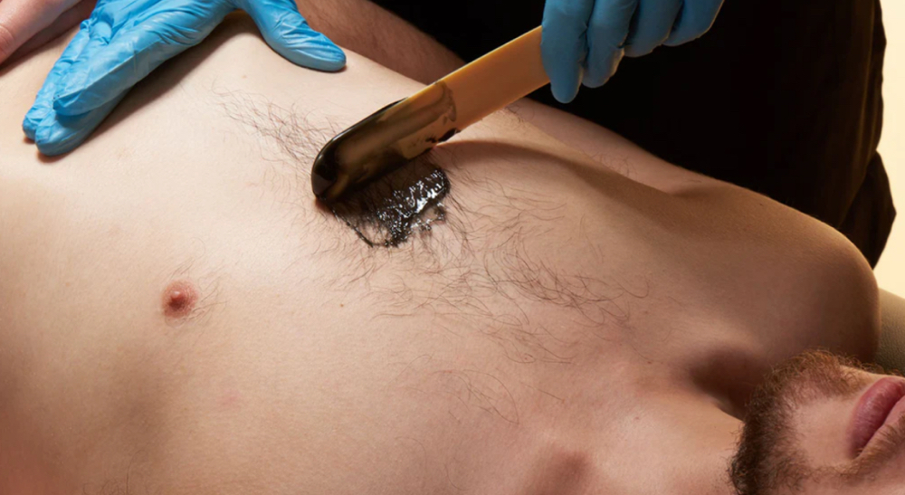 Chest, Stomach Or Back Wax