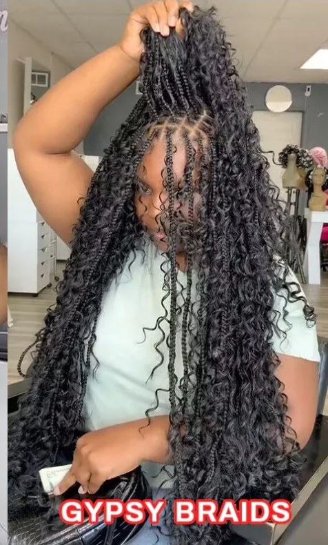 Add Gypsy To Your Box Braids