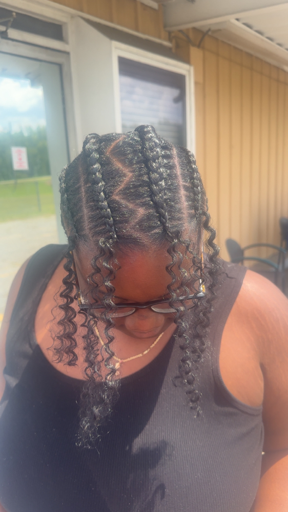 Stitch braids at Santia’s Pretty Bar in Americus, GA