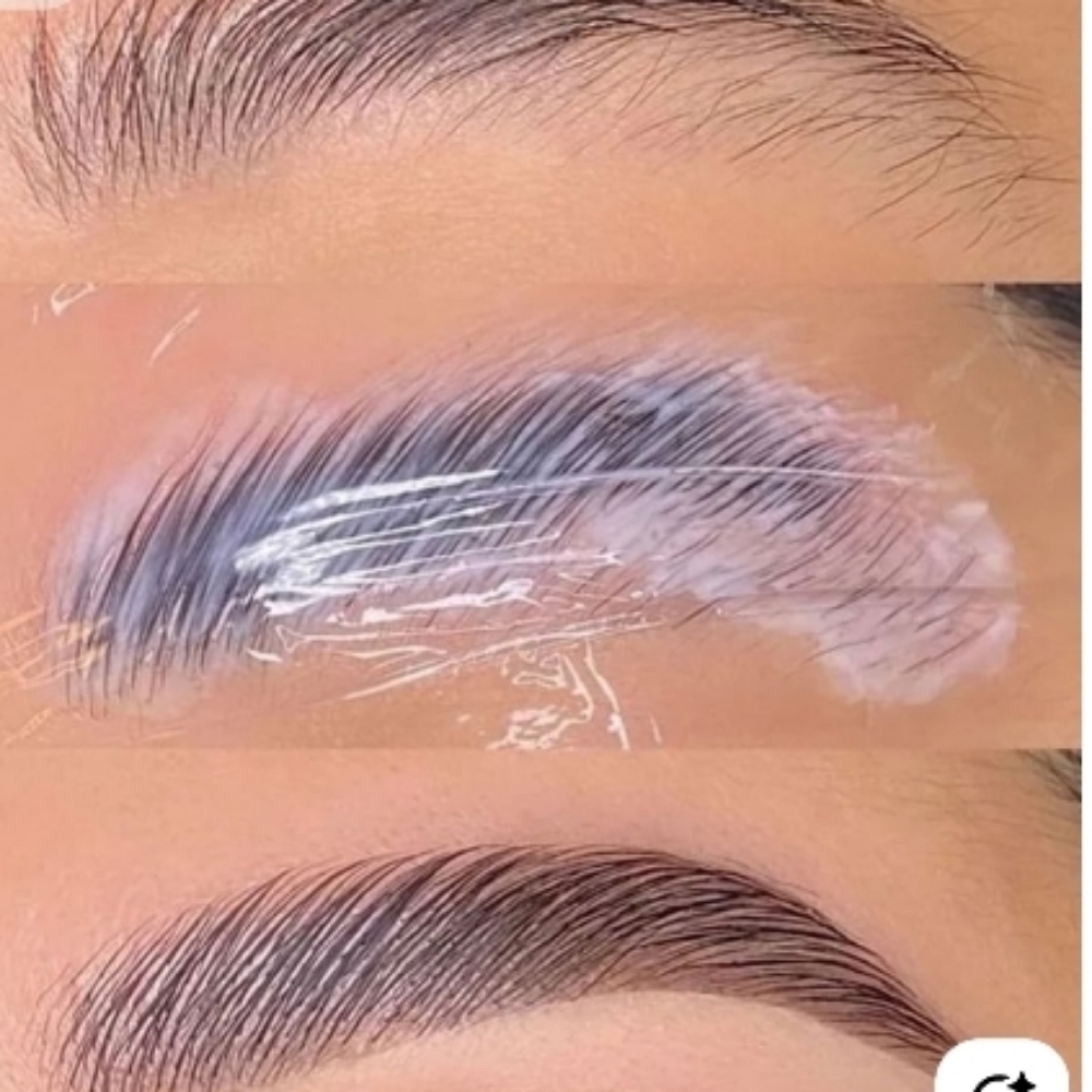 Eyebrow Lamination at Couture hair and day spa in Rock Falls, IL