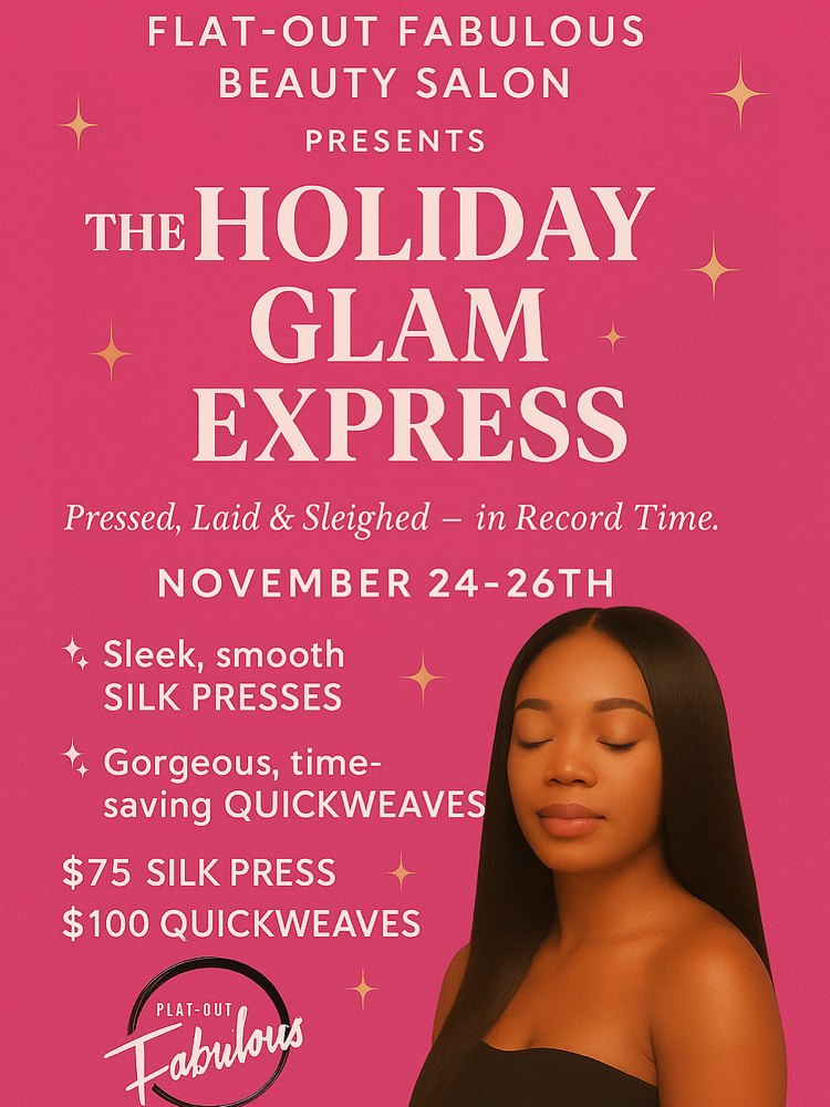 The Holiday Glam Express-Silk Press