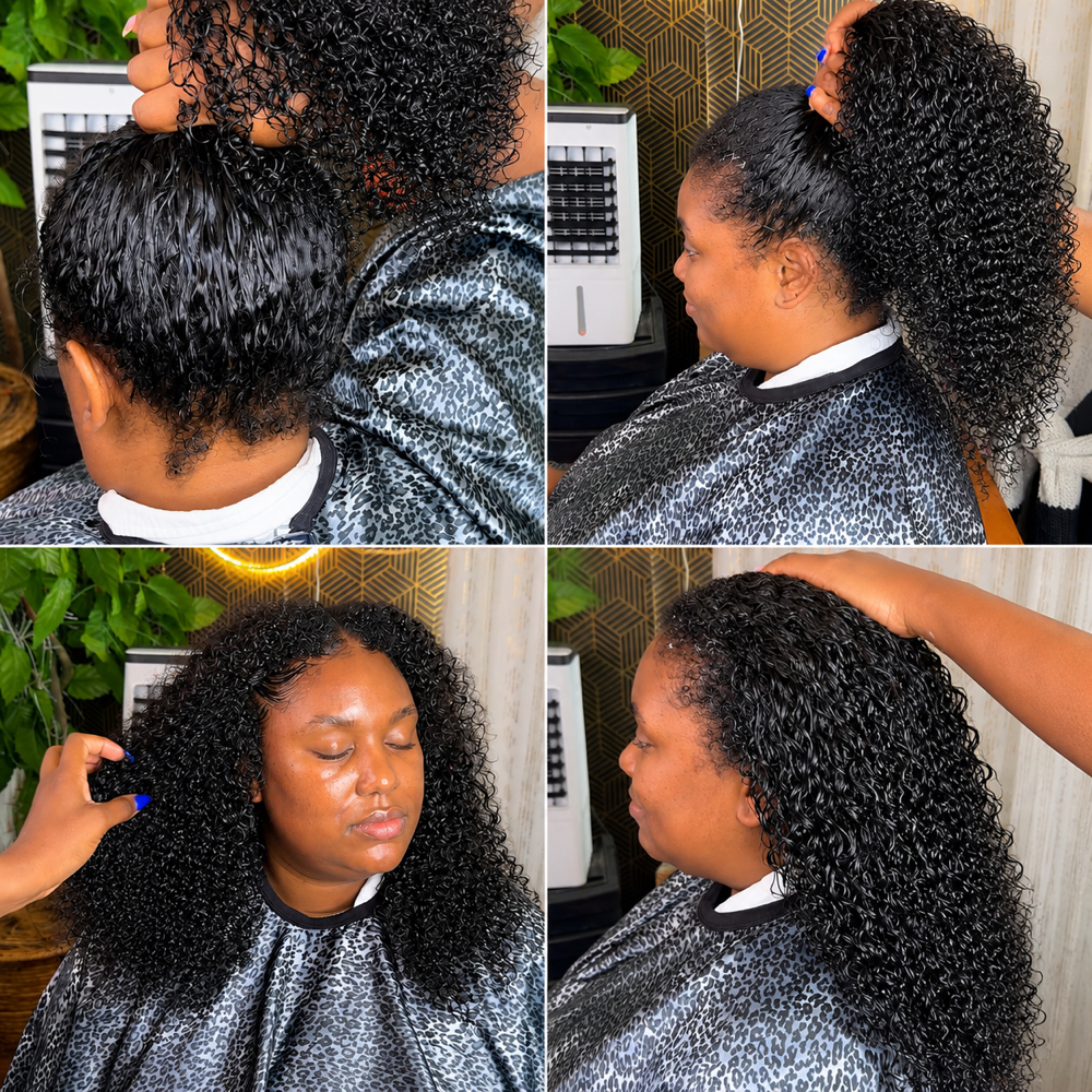Chrisma Curl illusion ( Leave Out) at Chrisma Braids in Irvington, NJ