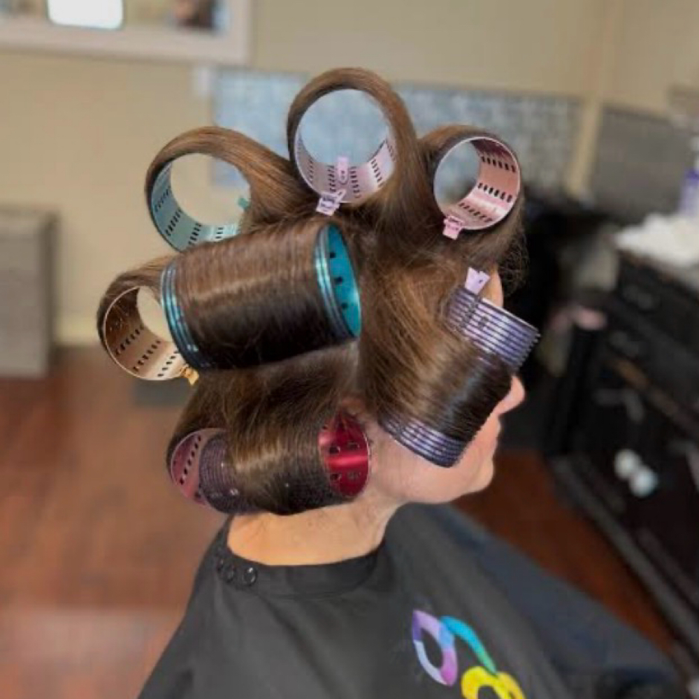 Shampoo And Roller Set at The Cottage House Salon in Youngsville, LA