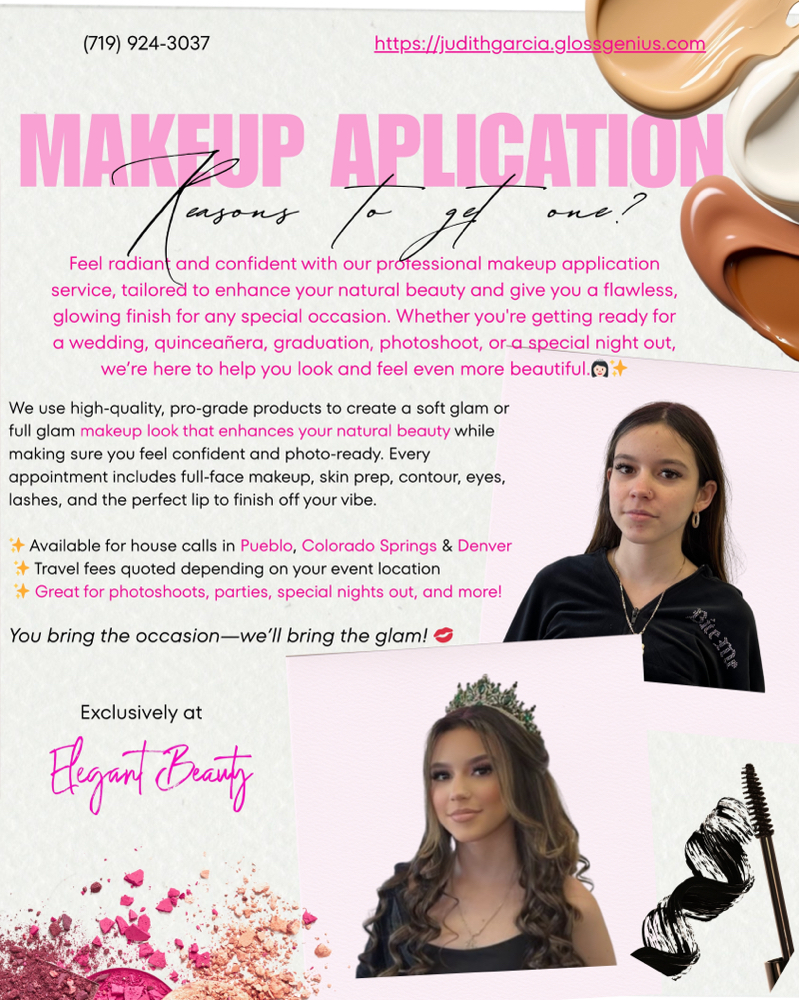 ✨MAKEUP APLICATION:CITA MAQUILLAJE✨