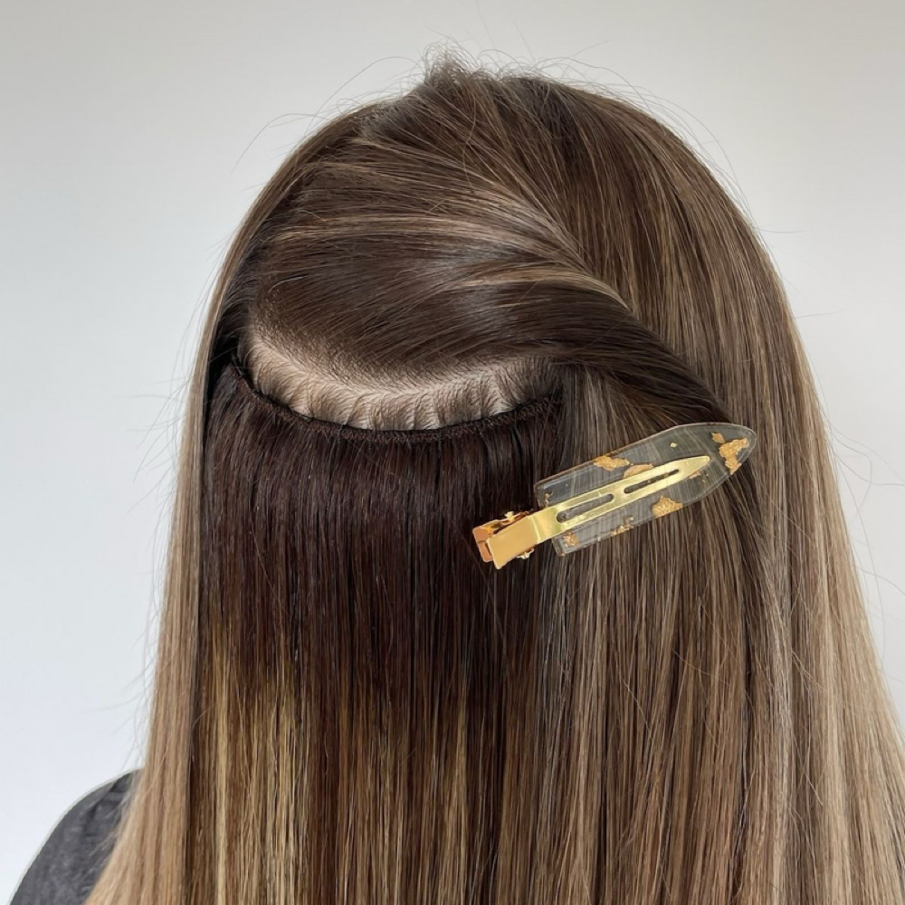 One Row Extension Install at Mālama Hair Lounge in Rocklin, CA