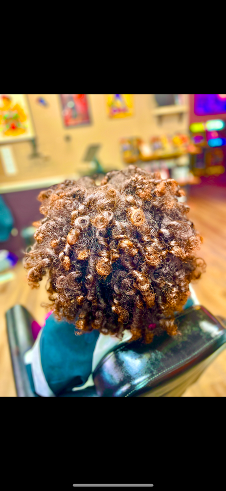 Wet set natural hair (rollers, flexi rod, ect)
