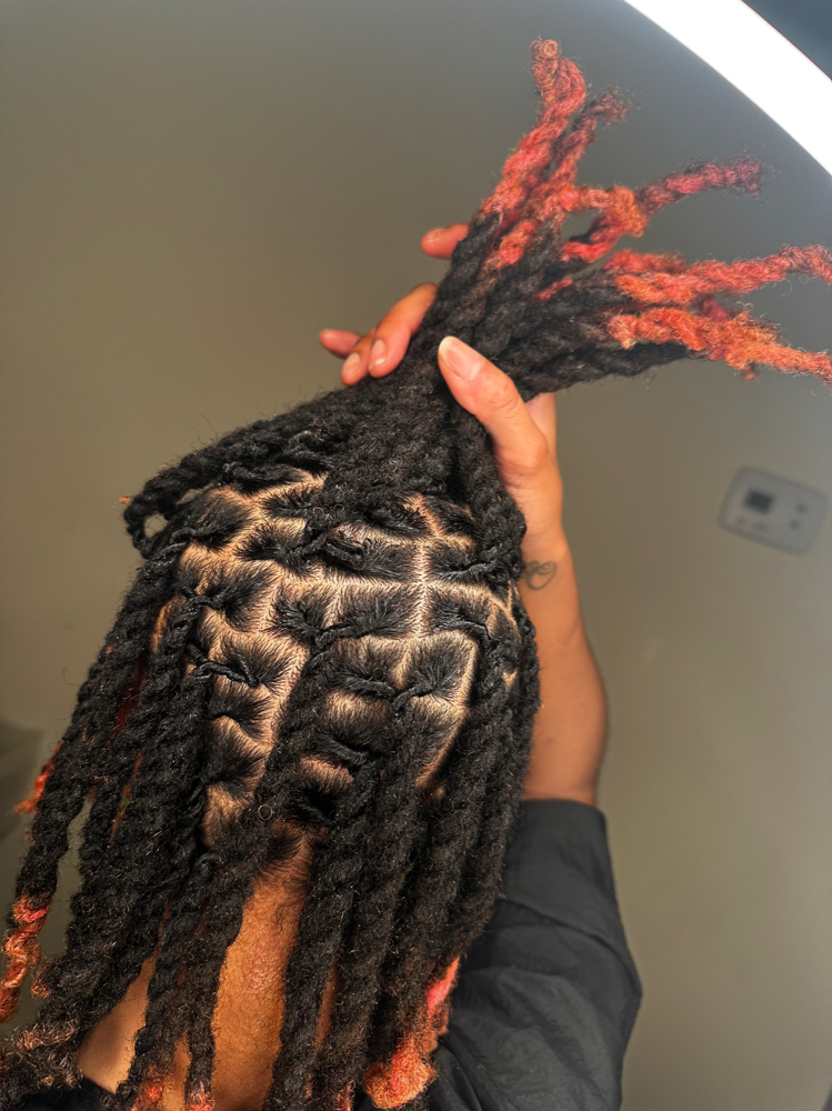 Loc Retwist + Style