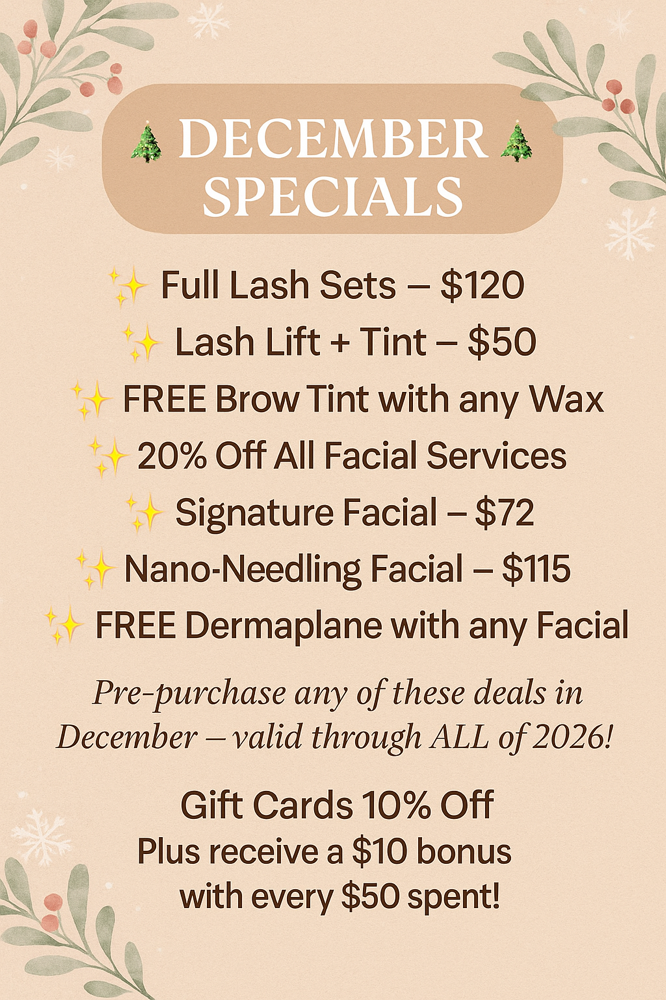 December Specials! 🎅🏻